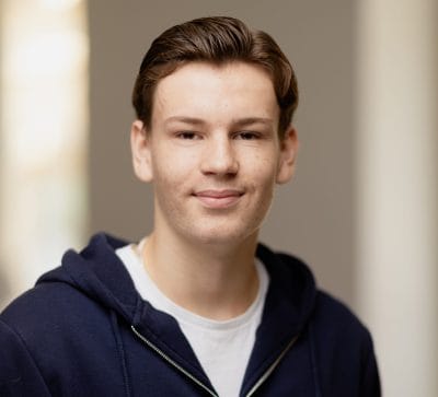 Porträttbild på Joel Pennervall.