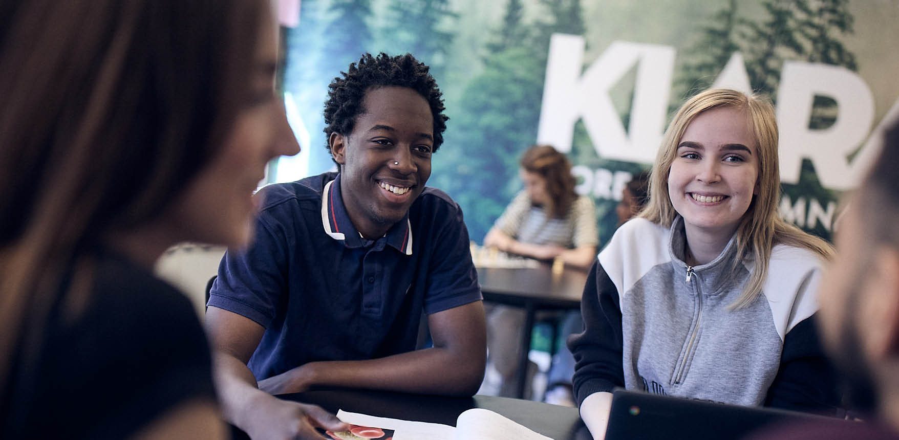 Elever i ett klassrum